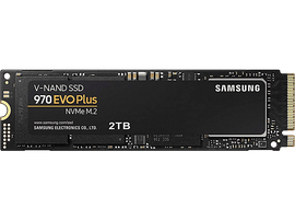 SAMSUNG Disque dur SSD interne 2 TB 970EVO Plus NVMe M.2 (MZ-V7S2T0BW)