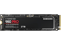 SAMSUNG Disque dur SSD interne 2 TB 980 PRO PCle 4.0 NVMe M.2 (MZ-V8P2T0BW) 2 TB Disque dur interne