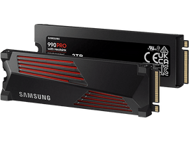 SAMSUNG Disque dur SSD interne 2 TB PRO Heatsink PCIe 4.0 NVMe M.2 (MZ-V9P2T0GW)