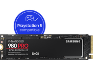 SAMSUNG Disque dur SSD interne 500 GB 980 PRO PCle 4.0 NVMe M.2 (MZ-V8P500BW)