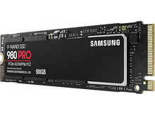 Charger l&#39;image dans la galerie, SAMSUNG Disque dur SSD interne 500 GB 980 PRO PCle 4.0 NVMe M.2 (MZ-V8P500BW)
