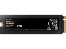 Charger l&#39;image dans la galerie, SAMSUNG Disque SSD interne 4 GB 990 PRO NVMe M.2 PCIe 4.0 avec dissipateur (MZ-V9P4T0GW)
