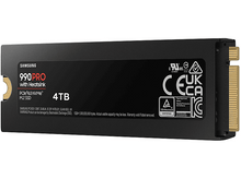 Charger l&#39;image dans la galerie, SAMSUNG Disque SSD interne 4 GB 990 PRO NVMe M.2 PCIe 4.0 avec dissipateur (MZ-V9P4T0GW)
