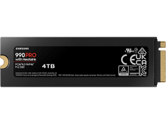 SAMSUNG Disque SSD interne 4 GB 990 PRO NVMe M.2 PCIe 4.0 avec dissipateur (MZ-V9P4T0GW)