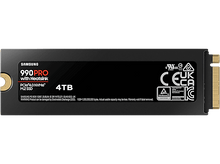 Charger l&#39;image dans la galerie, SAMSUNG Disque SSD interne 4 GB 990 PRO NVMe M.2 PCIe 4.0 avec dissipateur (MZ-V9P4T0GW)
