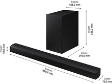 Charger l&#39;image dans la galerie, SAMSUNG Essential B-series soundbar - Barre de son + subwoofer (HW-B450)
