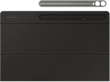 Charger l&#39;image dans la galerie, SAMSUNG Étui Ultra Book Cover Clavier Slim AZERTY Tab S10 Ultra/S9 Noir (EF-DX920BBFGBE)
