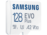 SAMSUNG Carte mémoire 128 GB EVO PLUS micro SD avec adaptateur (MB-MC128SA/EU)