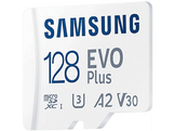 SAMSUNG Carte mémoire 128 GB EVO PLUS micro SD avec adaptateur (MB-MC128SA/EU)