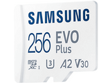 SAMSUNG Carte mémoire 256 GB EVO PLUS micro SD avec adaptateur (MB-MC256SA/EU)