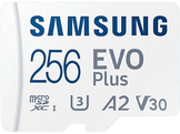 SAMSUNG Carte mémoire 256 GB EVO PLUS micro SD avec adaptateur (MB-MC256SA/EU)