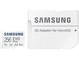SAMSUNG Carte mémoire 256 GB EVO PLUS micro SD avec adaptateur (MB-MC256SA/EU)