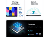 SAMSUNG Galaxy Book5 360 NP750QHA-KA1LU - 15.6 pouces - Core™ Ultra 7 256V - 16 GB - 512 GB - Arc™ 140V GPU - QWERTZU