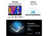 SAMSUNG Galaxy Book5 Pro 360 NP960QHA-KG1LU - 16 pouces - Core™ Ultra 7 256V - 16 GB - 512 GB - Arc™ 140V GPU - QWERTZU