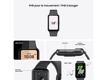 Charger l&#39;image dans la galerie, SAMSUNG Galaxy Fit 3 Activity tracker Dark Gray (SM-R390NZAAEUB)
