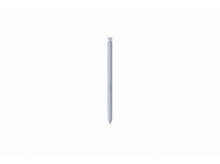 Charger l'image dans la galerie, Un stylet Samsung bleu clair. Le stylo est posé verticalement sur un fond blanc.
