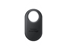 Charger l&#39;image dans la galerie, Galaxy SmartTag2 noir et blanc, design ovale, isolé sur fond blanc.
