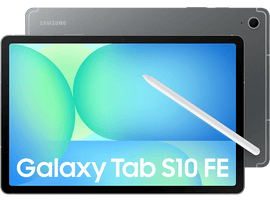 Une tablette argentée avec un stylet. L