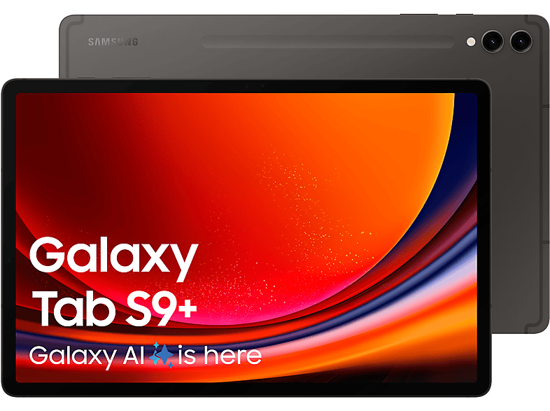SAMSUNG Galaxy Tab S9+ 512 GB 12.4" Noir LTE