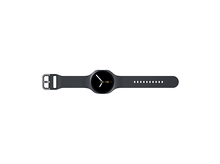 Charger l&#39;image dans la galerie, Une montre connectée gris foncé avec un écran noir affichant la date. Le bracelet est également gris foncé.
