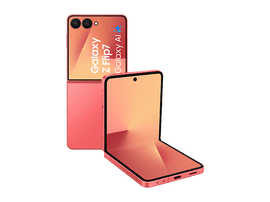 SAMSUNG Galaxy Z Flip7 - 256GB - 5G - Coral Red