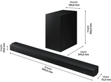 SAMSUNG HW-B530/XN Essential B-series - Barre de son + caisson de basses
