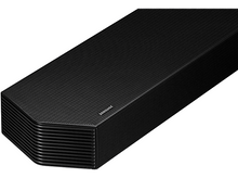 Charger l&#39;image dans la galerie, Barre de son noire avec une texture en mesh, légèrement inclinée.
