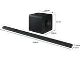 SAMSUNG HW-S800D Ultra Slim Soundbar - Barre de son (2024) Barre de son Noir