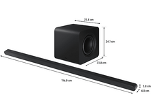 Charger l&#39;image dans la galerie, SAMSUNG HW-S800D Ultra Slim Soundbar - Barre de son (2024)
