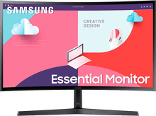 Charger l&#39;image dans la galerie, SAMSUNG Moniteur Essential 24&quot; Full-HD Curved (LS24C366EAUXEN)
