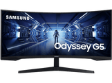 SAMSUNG Moniteur LC34G55TWWPXEN 34" UWQHD 165 HZ Curved - 34 pouces - 3440 x 1440 (UWQHD) - VA (Vertical Alignment)