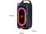SAMSUNG MX-ST40F/XN Sound Tower Partyspeaker Noir