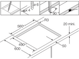 SAMSUNG Taque vitrocéramique (NZ64F5RD9AB/EF)