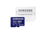 SAMSUNG Carte mémoire PRO Plus microSDXC 512 GB UHS-I (MB-MD512SA/EU)