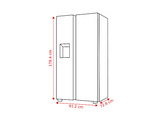 SAMSUNG Frigo Américain RS70F64KETEF 7-serie AI Energy Mode