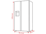SAMSUNG RS70F66KCTEF 7-serie Twin Cooling Plus™ - Frigo Américain