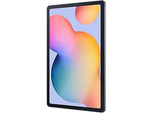 Charger l&#39;image dans la galerie, Une tablette sur fond blanc avec des formes abstraites bleues, oranges et rouges.
