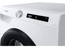 Charger l&#39;image dans la galerie, Panneau de commande de lave-linge blanc, affichant le cycle de lavage et les réglages.
