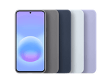 SAMSUNG Silicone Coque de téléphone pour Galaxy A58 Bleu Foncé