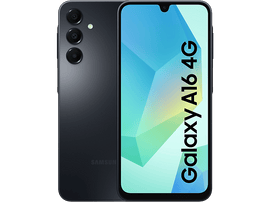 Téléphone Samsung Galaxy A16 4G noir et gris, montrant l