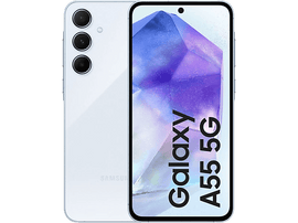 SAMSUNG Smartphone Galaxy A55 128 GB 5G Awesome Ice Blue (SM-A556BLBAEUB)