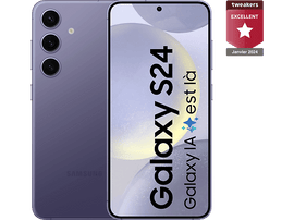 SAMSUNG Smartphone Galaxy S24 5G 256GB Cobalt Violet (SM-S921BZVGEUB) - 256 GB Mauve