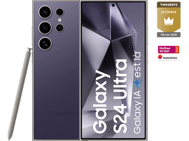 SAMSUNG Smartphone Galaxy S24 Ultra 5G 256GB Titanium Violet (SM-S928BZVGEUB)