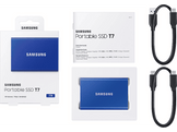 SAMSUNG Disque dur externe SSD portable T7 1 TB Bleu (MU-PC1T0H/WW)