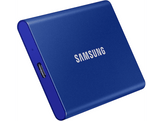 SAMSUNG Disque dur externe SSD portable T7 2 TB Bleu (MU-PC2T0H/WW)