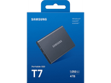 SAMSUNG Disque dur externe SSD portable T7 4 TB Gris (MU-PC4T0T/WW)