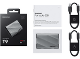 SAMSUNG Disque dur externe SSD portable T9 2 TB Gris (MU-PK2T0G/WW)