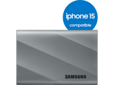 SAMSUNG Disque dur externe SSD portable T9 1 TB Gris (MU-PK1T0G/WW)