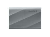SAMSUNG Disque dur externe SSD portable T9 1 TB Gris (MU-PK1T0G/WW)