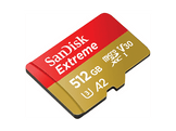 SANDISK Carte mémoire Extreme microSDXC 512 GB (00121589) 512 GB 130 Mbit/s